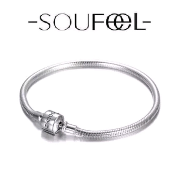 925 soufeel sterling silver bracelet with authenti - Picture 1 of 3